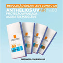Protetor Solar Facial La Roche-Posay Anthelios UVAir FPS 60 Sem Cor 45ml