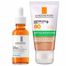 La Roche-Posay Kit - Sérum Antirrugas + Protetor Solar Facial com Cor FPS 80 3.0 Kit